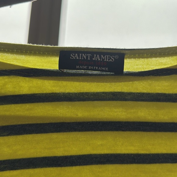 Saint James Boat Neck Stripe Tee - Picture 2 of 3